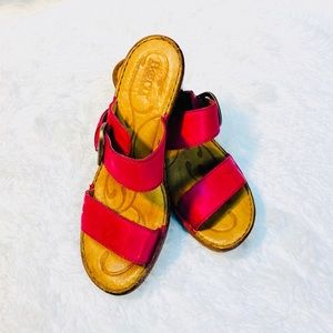 Born Shoes Women’s Leather Strapless Sandals